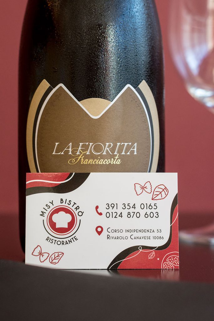 bottiglia di vino ristorante rivarolo